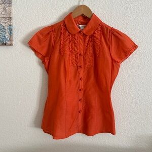 Banana Republic factory Ruffled Blouse